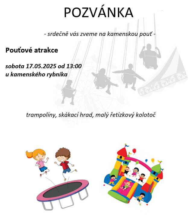 Pozvánka na pouť Kámen 17-05-2025