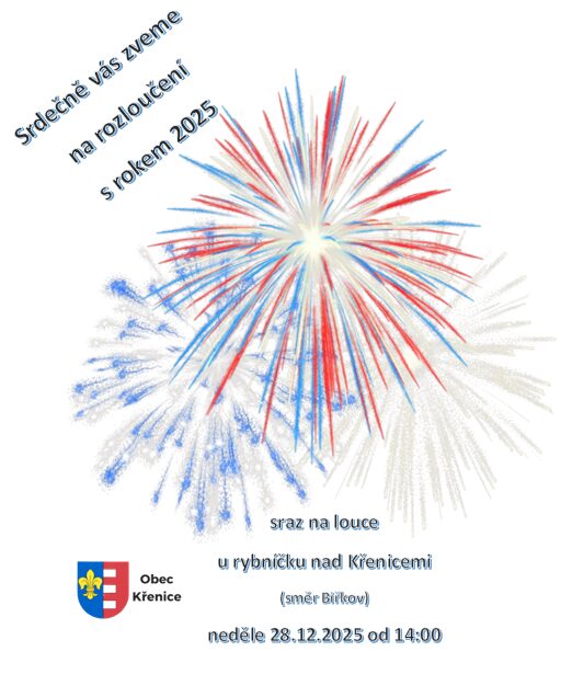 Pozvánka - rozloučení s rokem 2025 dne 28.12.2025